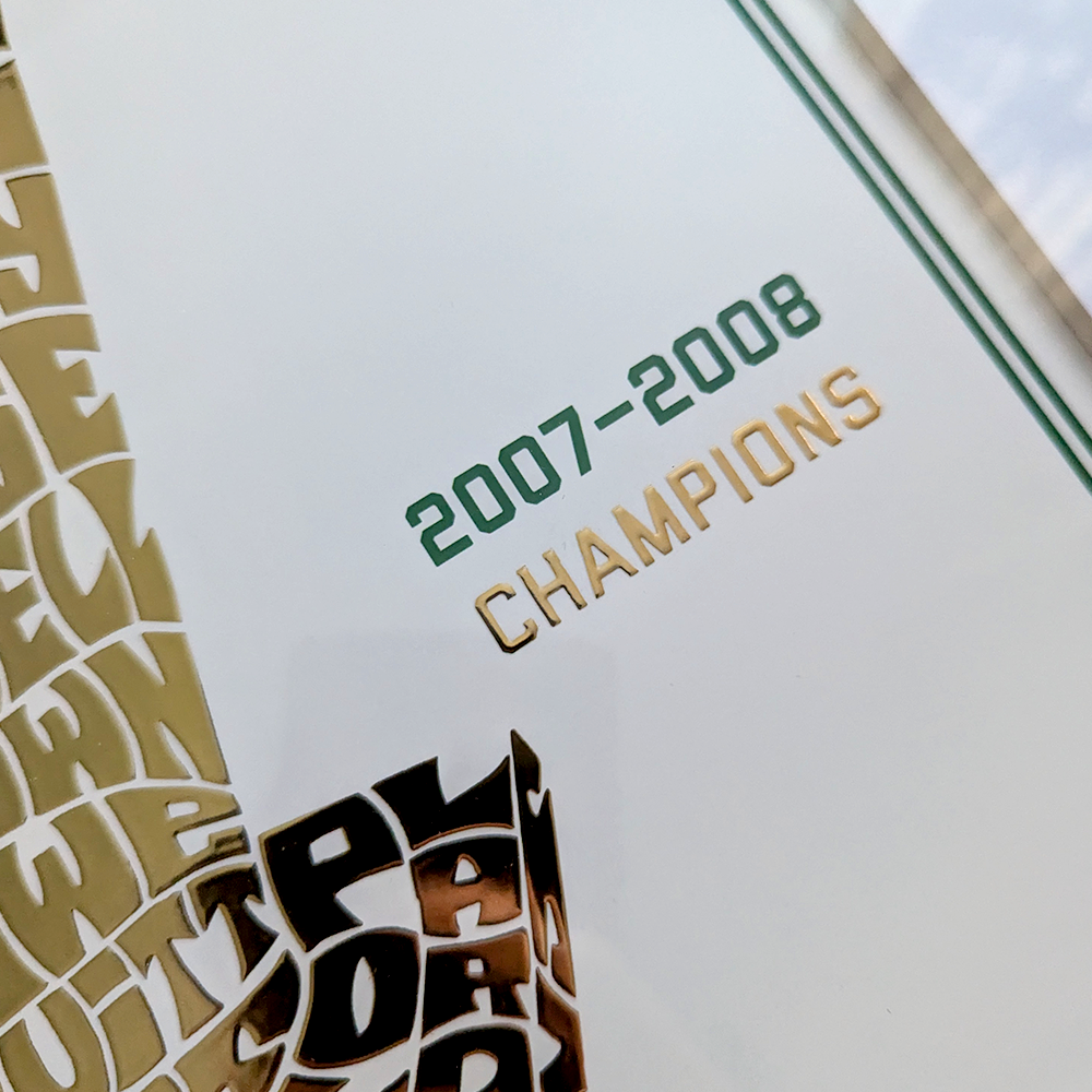 Boston Celtics Championship Poster