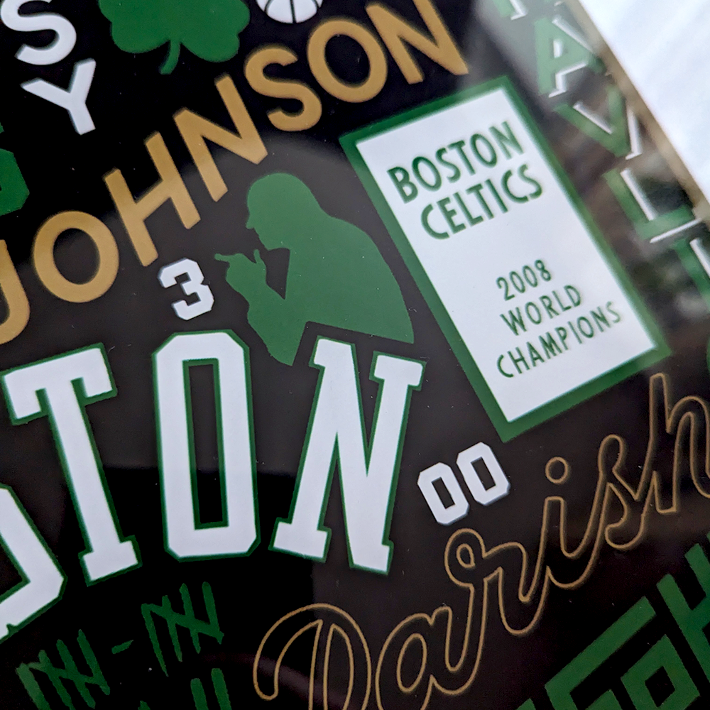 Boston Celtics Legends Poster