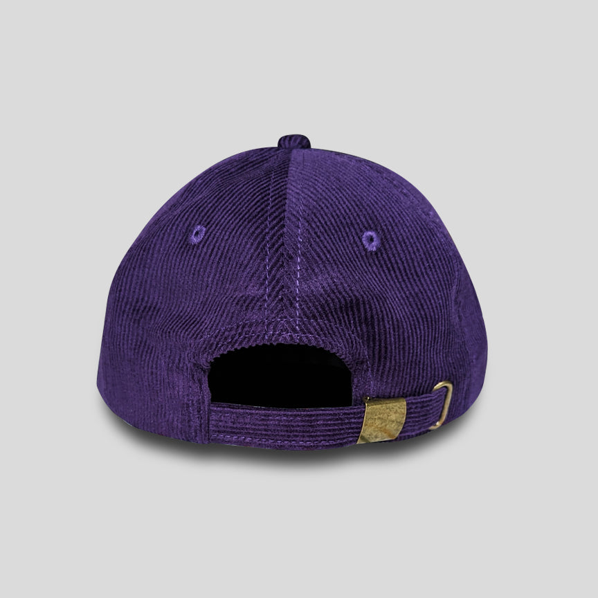 Toronto 5-Panel Purple Corduroy Cap.