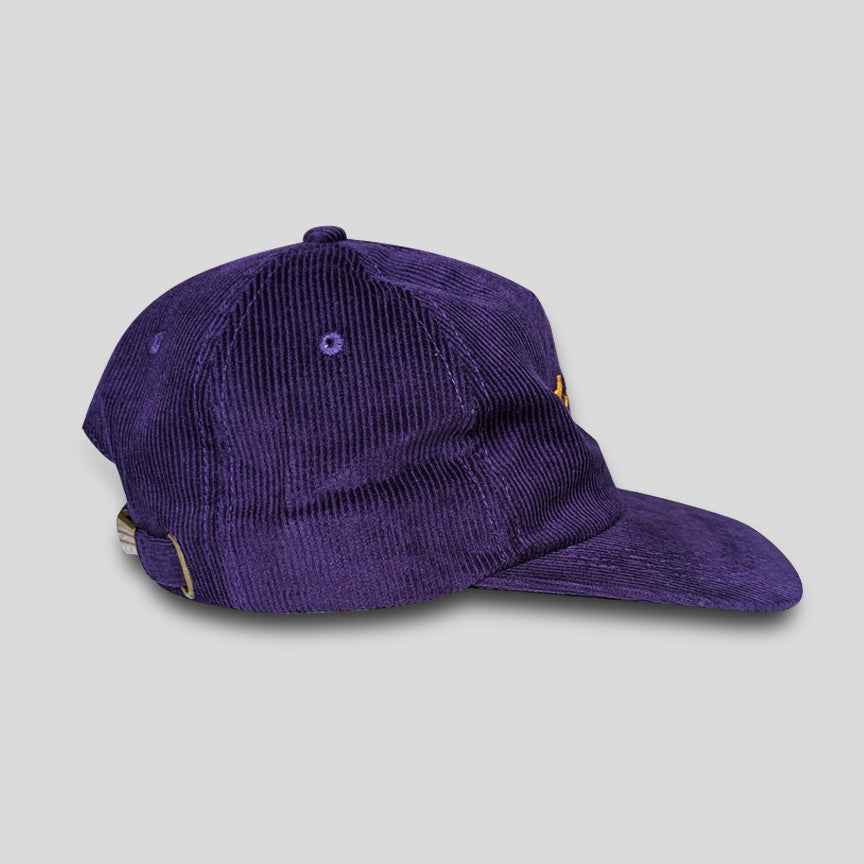 Toronto 5-Panel Purple Corduroy Cap.