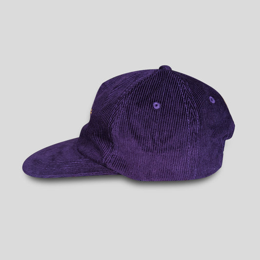 Toronto 5-Panel Purple Corduroy Cap.