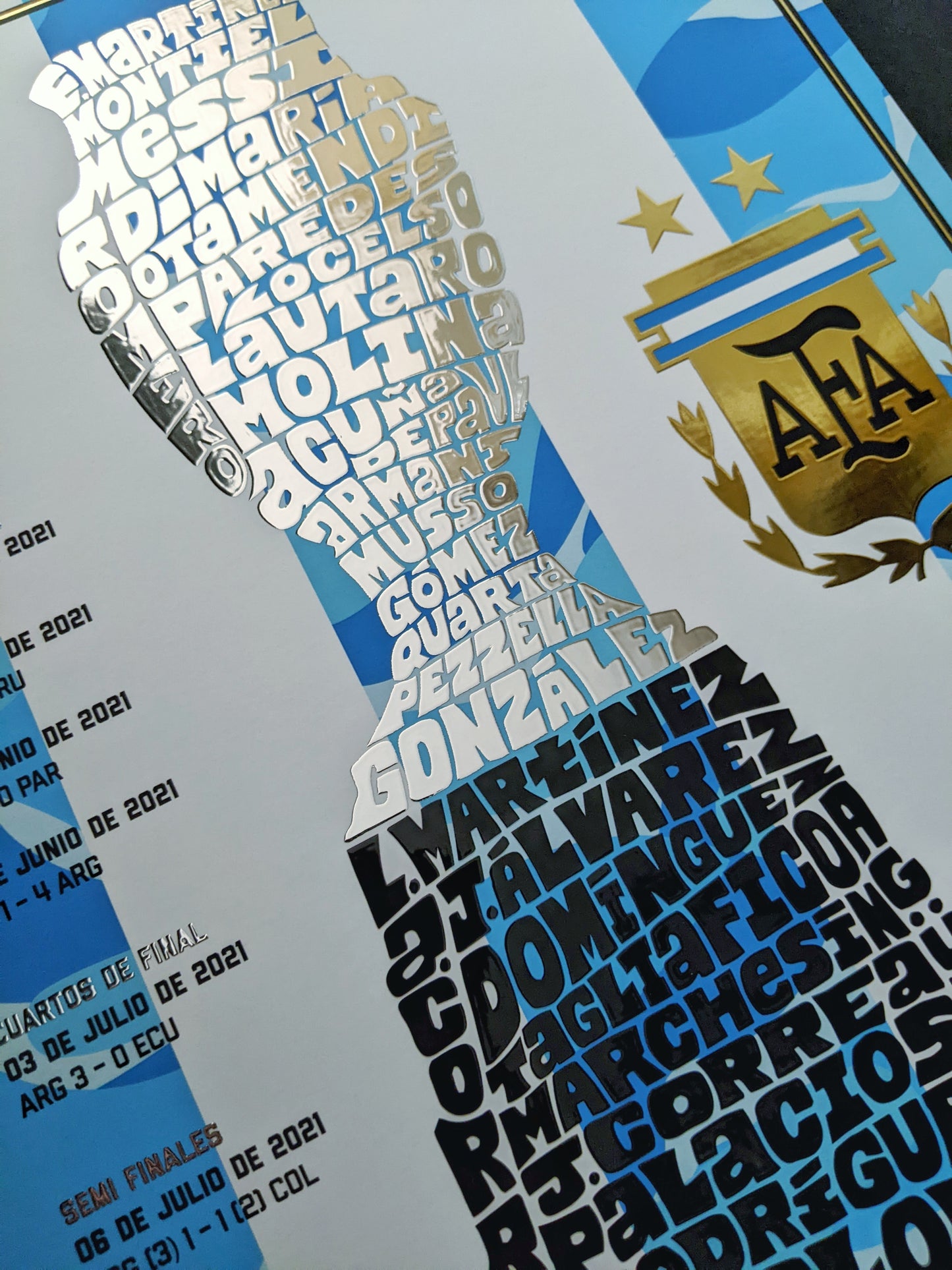 Argentina Copa America Poster