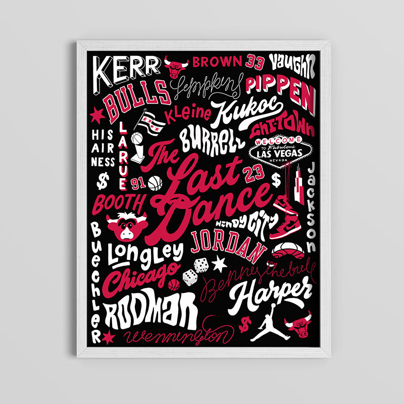 Chicago Bulls The Last Dance Poster